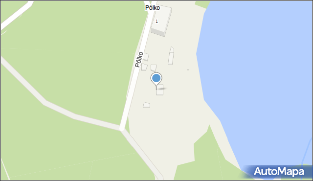 Pólko, Pólko, 1, mapa Pólko