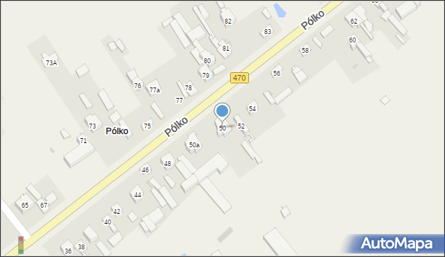 Pólko, Pólko, 50, mapa Pólko