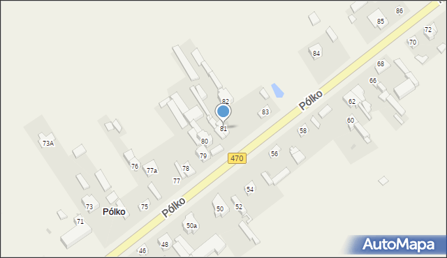 Pólko, Pólko, 81, mapa Pólko