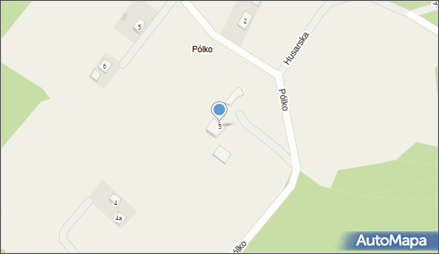 Pólko, Pólko, 3, mapa Pólko