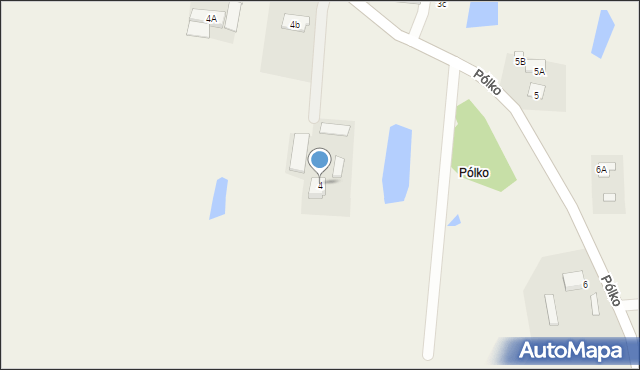 Pólko, Pólko, 4, mapa Pólko