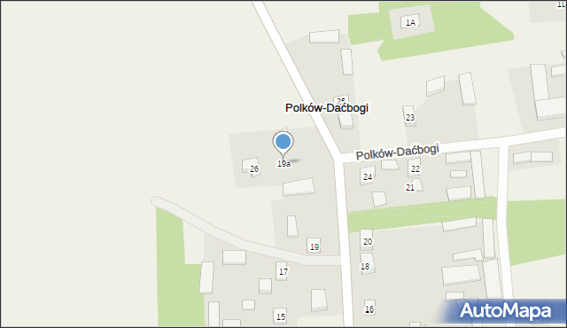 Polków-Daćbogi, Polków-Daćbogi, 19a, mapa Polków-Daćbogi