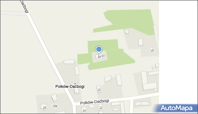 Polków-Daćbogi, Polków-Daćbogi, 1A, mapa Polków-Daćbogi