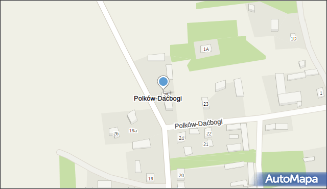 Polków-Daćbogi, Polków-Daćbogi, 25A, mapa Polków-Daćbogi