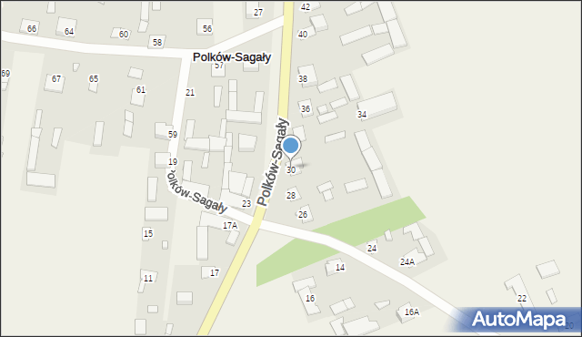 Polków-Sagały, Polków-Sagały, 32, mapa Polków-Sagały