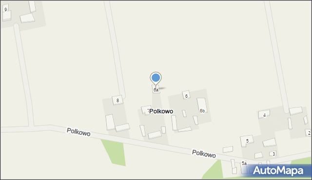 Polkowo, Polkowo, 6a, mapa Polkowo