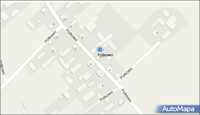 Polkowo, Polkowo, 8, mapa Polkowo