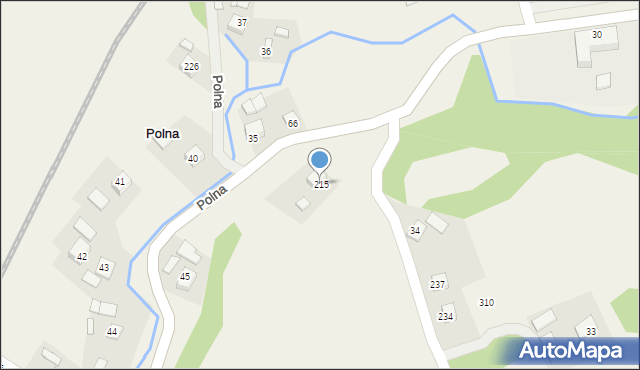 Polna, Polna, 215, mapa Polna