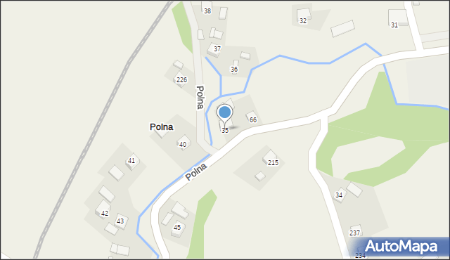 Polna, Polna, 35, mapa Polna