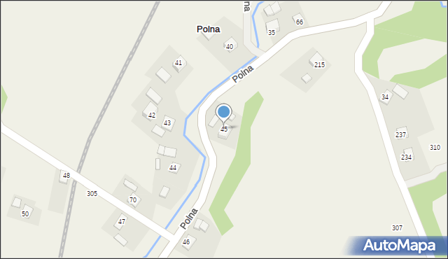 Polna, Polna, 45, mapa Polna