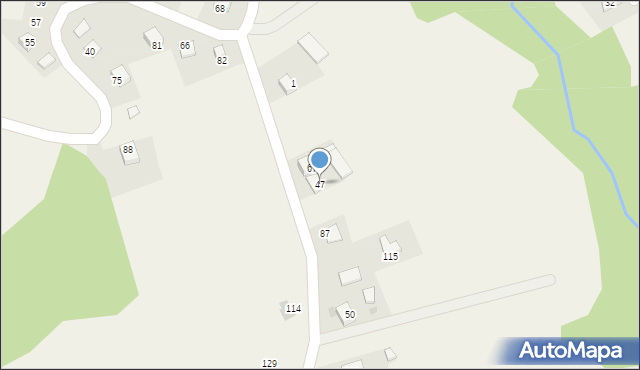 Połom Mały, Połom Mały, 47, mapa Połom Mały