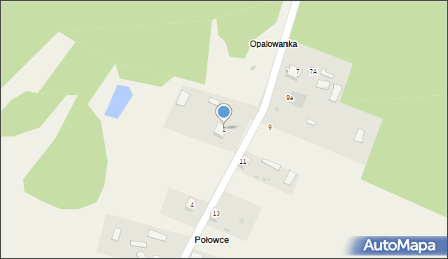 Połowce, Połowce, 2, mapa Połowce