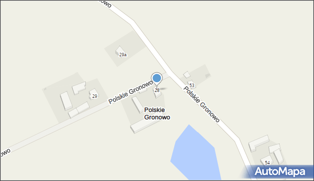 Polskie Gronowo, Polskie Gronowo, 28, mapa Polskie Gronowo