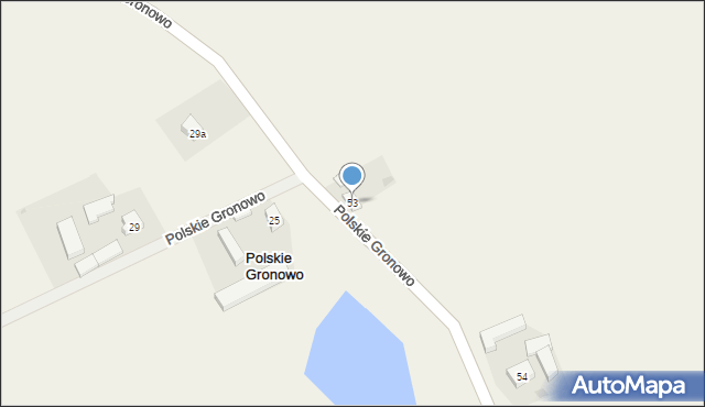 Polskie Gronowo, Polskie Gronowo, 53, mapa Polskie Gronowo