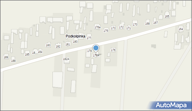 Polskowola, Polskowola, 178A, mapa Polskowola