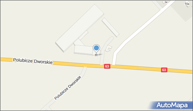 Polubicze Dworskie, Polubicze Dworskie, 60, mapa Polubicze Dworskie