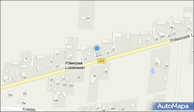 Półwiosek Lubstowski, Półwiosek Lubstowski, 14, mapa Półwiosek Lubstowski