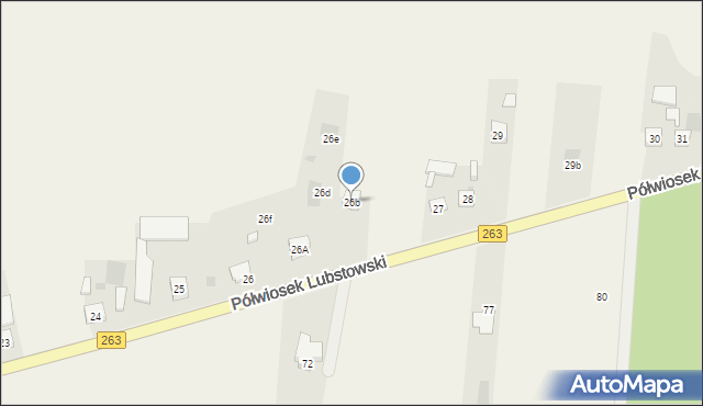 Półwiosek Lubstowski, Półwiosek Lubstowski, 26b, mapa Półwiosek Lubstowski