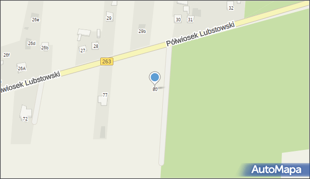 Półwiosek Lubstowski, Półwiosek Lubstowski, 80, mapa Półwiosek Lubstowski