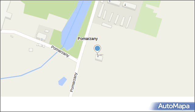 Pomarzany, Pomarzany, 2, mapa Pomarzany