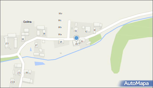 Pomianów Dolny, Pomianów Dolny, 93, mapa Pomianów Dolny