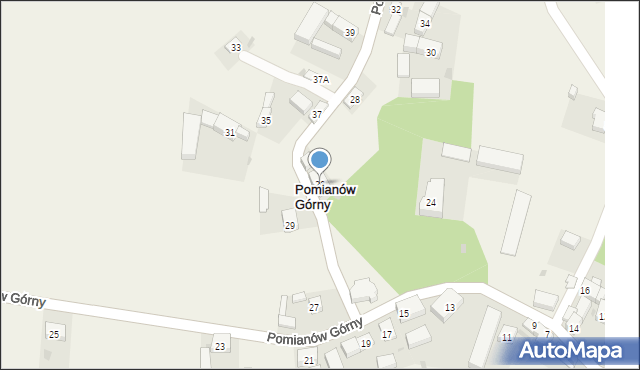 Pomianów Górny, Pomianów Górny, 26, mapa Pomianów Górny