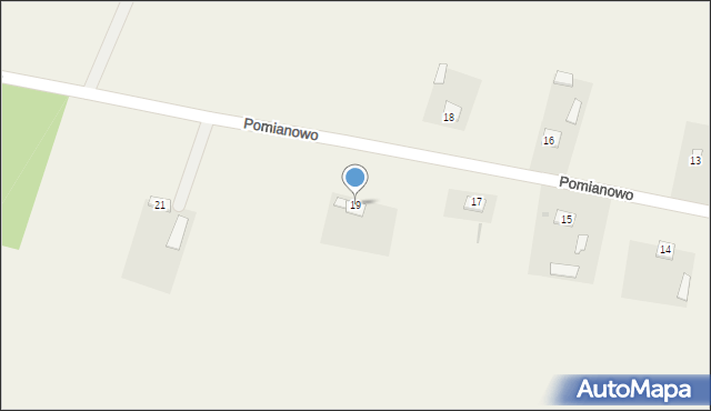 Pomianowo, Pomianowo, 19, mapa Pomianowo