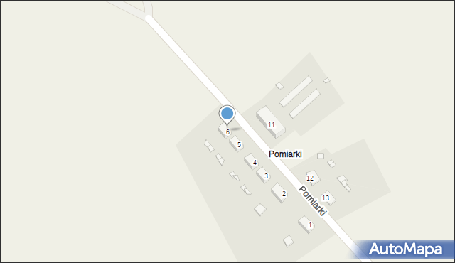 Pomiarki, Pomiarki, 6, mapa Pomiarki