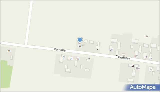 Pomiary, Pomiary, 29, mapa Pomiary