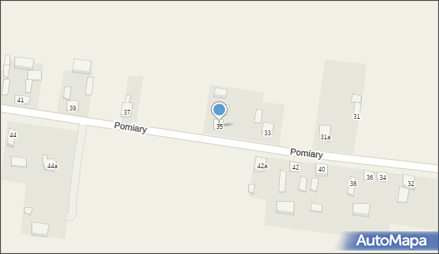 Pomiary, Pomiary, 35, mapa Pomiary