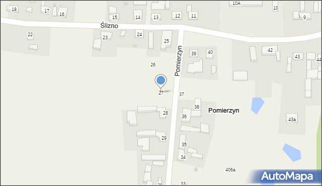 Pomierzyn, Pomierzyn, 27, mapa Pomierzyn