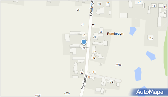 Pomierzyn, Pomierzyn, 29, mapa Pomierzyn