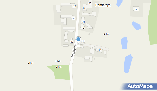 Pomierzyn, Pomierzyn, 31, mapa Pomierzyn