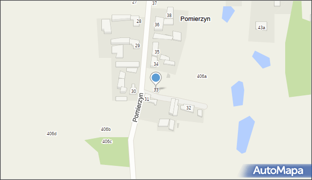 Pomierzyn, Pomierzyn, 33, mapa Pomierzyn