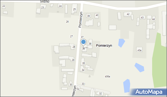 Pomierzyn, Pomierzyn, 36, mapa Pomierzyn