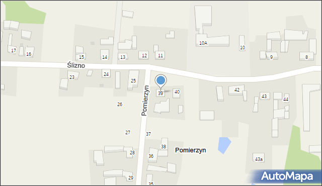 Pomierzyn, Pomierzyn, 39, mapa Pomierzyn