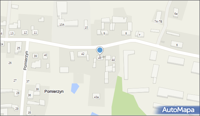 Pomierzyn, Pomierzyn, 43, mapa Pomierzyn