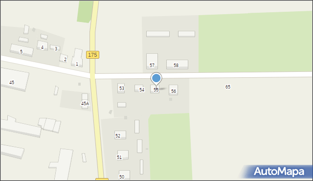 Pomierzyn, Pomierzyn, 55, mapa Pomierzyn