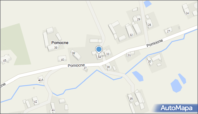 Pomocne, Pomocne, 34, mapa Pomocne