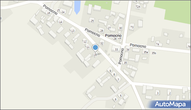 Pomocno, Pomocno, 10, mapa Pomocno