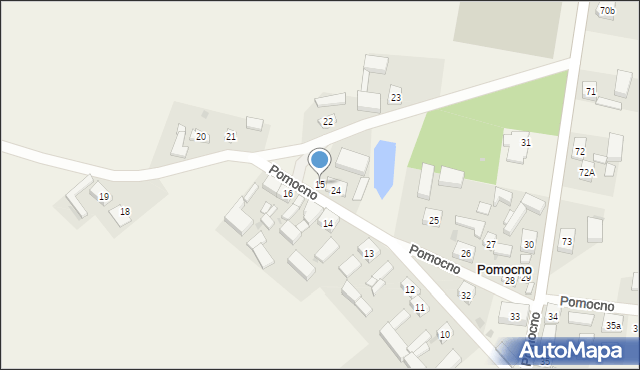 Pomocno, Pomocno, 15, mapa Pomocno