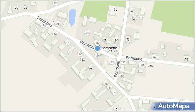 Pomocno, Pomocno, 32, mapa Pomocno