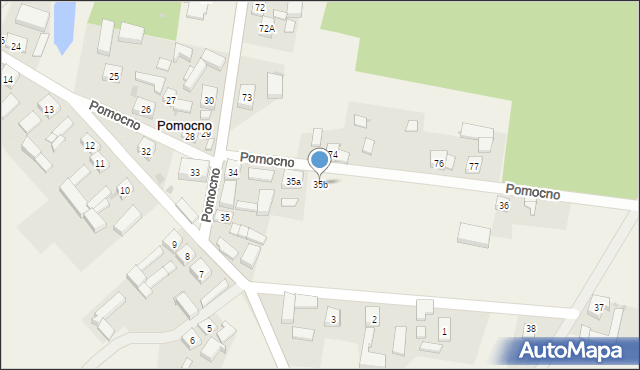 Pomocno, Pomocno, 35b, mapa Pomocno