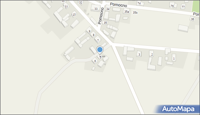 Pomocno, Pomocno, 5, mapa Pomocno