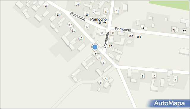 Pomocno, Pomocno, 9, mapa Pomocno