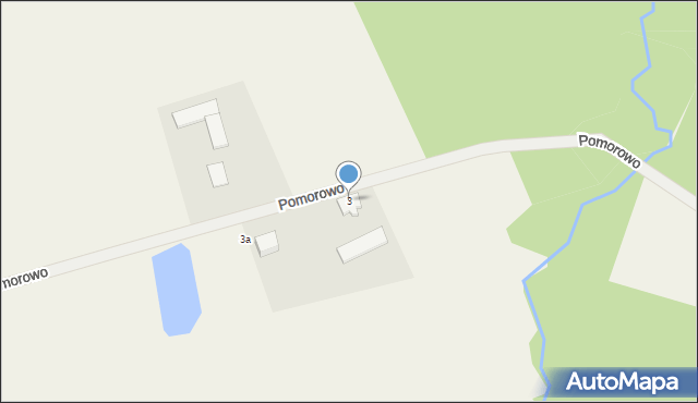 Pomorowo, Pomorowo, 3, mapa Pomorowo