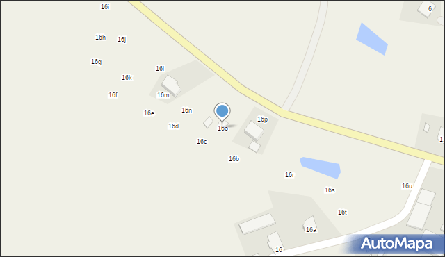 Pomorska Wieś, Pomorska Wieś, 16o, mapa Pomorska Wieś