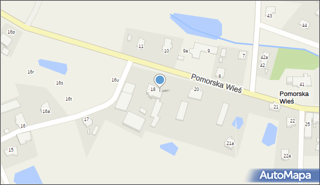 Pomorska Wieś, Pomorska Wieś, 19, mapa Pomorska Wieś