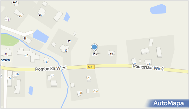 Pomorska Wieś, Pomorska Wieś, 35a, mapa Pomorska Wieś