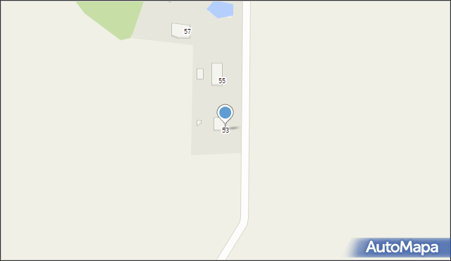 Pomorska Wieś, Pomorska Wieś, 53, mapa Pomorska Wieś